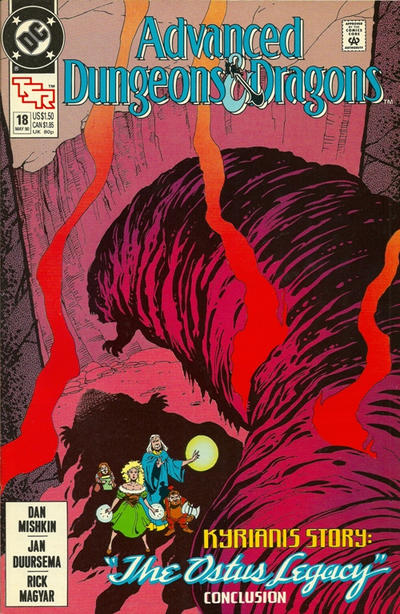 Advanced Dungeons & Dragons Comic Book #18 (1990)