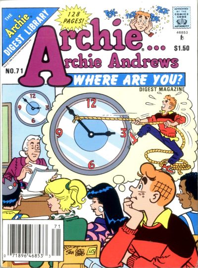 Archie... Archie Andrews Where Are You? Comics Digest Magazine #71 (1990)