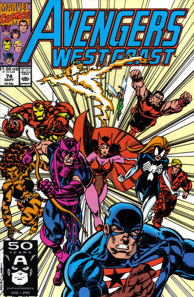 Avengers West Coast #74 (1991)
