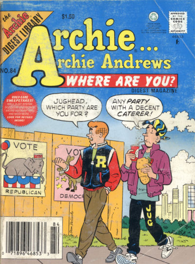 Archie... Archie Andrews Where Are You? Comics Digest Magazine #84 (1993)