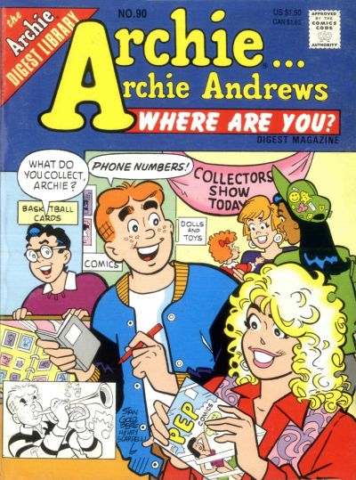 Archie... Archie Andrews Where Are You? Comics Digest Magazine #90 (1993)