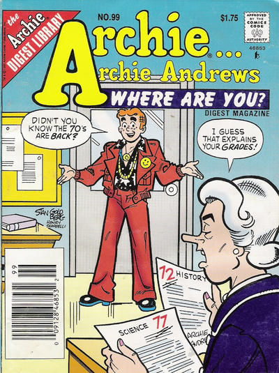Archie... Archie Andrews Where Are You? Comics Digest Magazine #99 (1995)