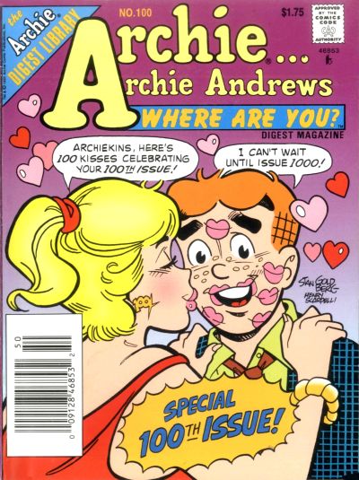 Archie... Archie Andrews Where Are You? Comics Digest Magazine #100 (1995)