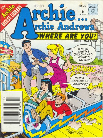 Archie... Archie Andrews Where Are You? Comics Digest Magazine #101 (1995)