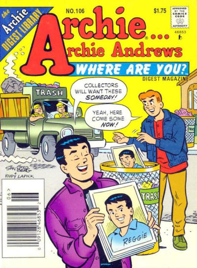 Archie... Archie Andrews Where Are You? Comics Digest Magazine #106 (1996)