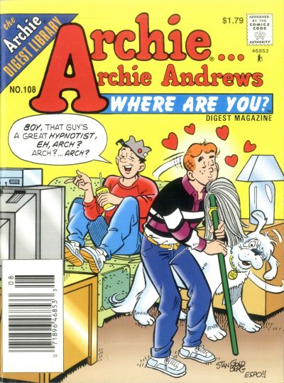 Archie... Archie Andrews Where Are You? Comics Digest Magazine #108 (1996)