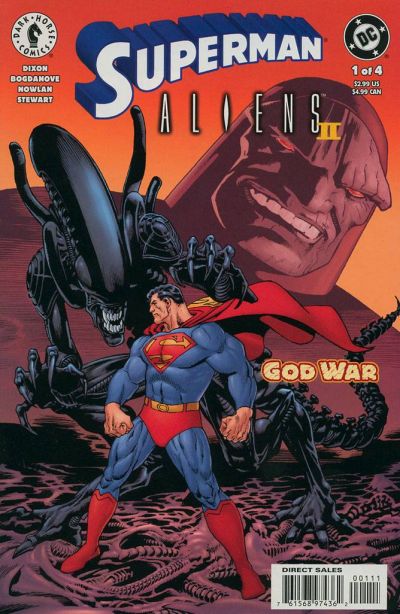 Superman / Aliens 2: God War #1 (2002)