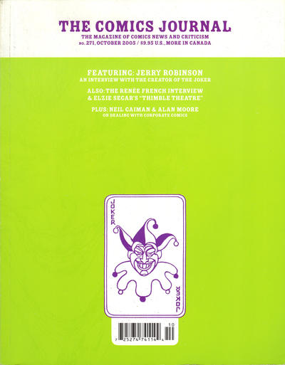 The Comics Journal #271 (2005)