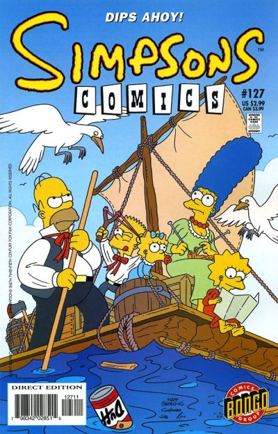 Simpsons Comics #127 (2007)