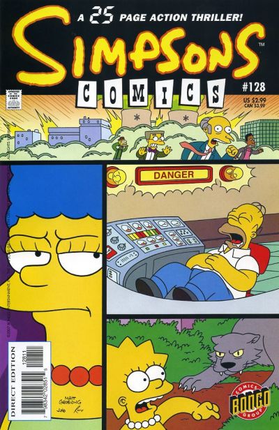 Simpsons Comics #128 (2007)