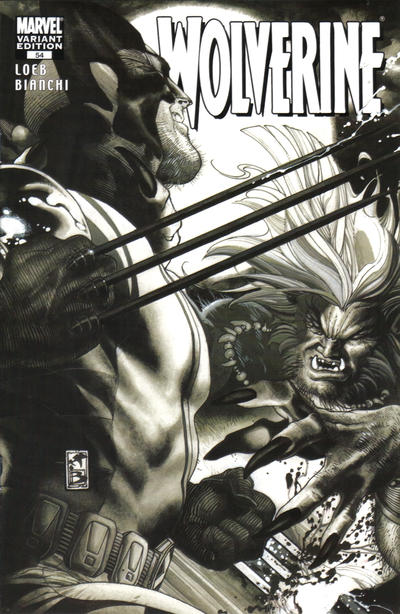 Wolverine #54 [b&w] (2007)