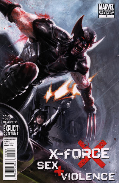 X Force Sex And Violence 2 2nd Print Covrprice