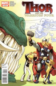 Thor and the Warriors Four #4 (2010)