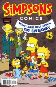 Simpsons Comics #216 (2014)