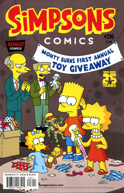 Simpsons Comics #216 (2014)