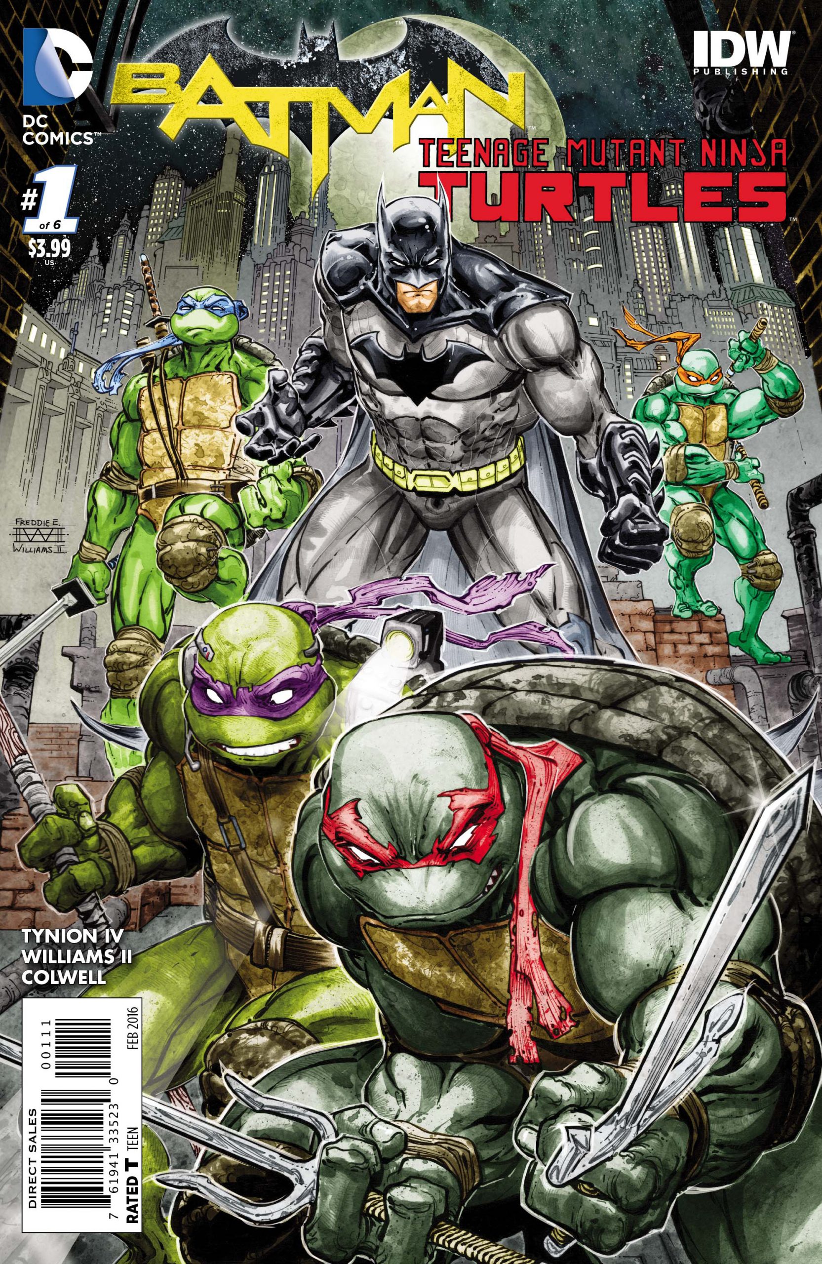 Batman / Teenage Mutant Ninja Turtles #1 (2015)