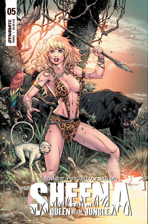 Sheena Queen Of The Jungle 1 J Scott Campbell Jungle Green Premium Edition Covrprice