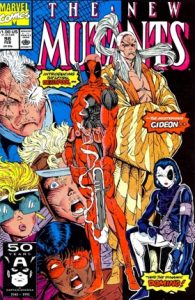Cover of Deadpool and the new mutants posing on the cover