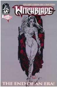 sketch comic cover of Witchblade 