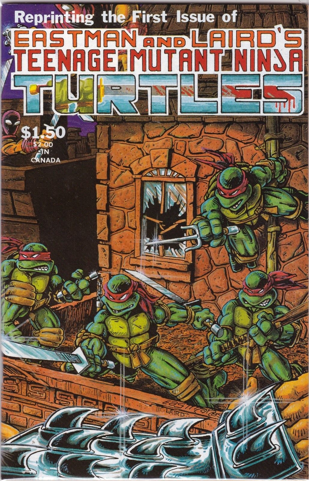 Teenage Mutant Ninja Turtles 1 Kevin Eastman & Peter Laird 4th