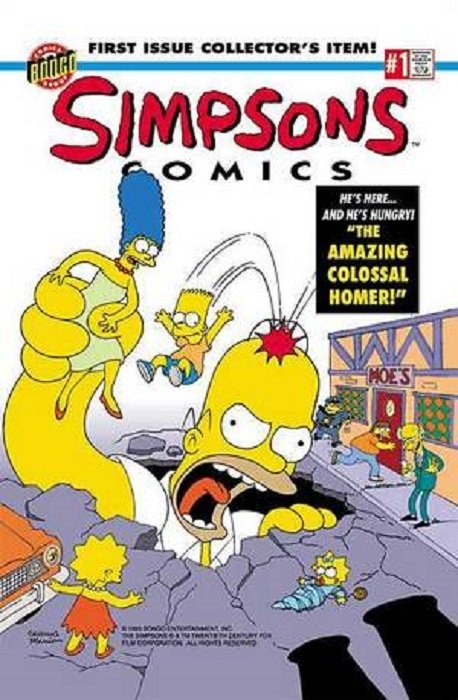 Simpsons Comics Mini Comic #1 (2003)