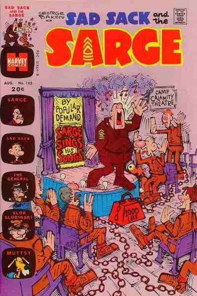 Sad Sack and the Sarge #102 (1973)
