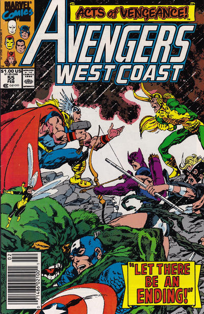 Avengers West Coast #55 (1990)