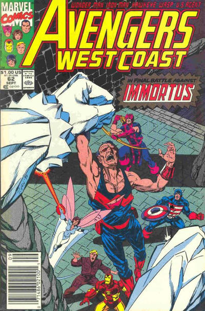 Avengers West Coast #62 (1990)