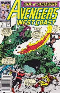 Avengers West Coast #54 (1990)