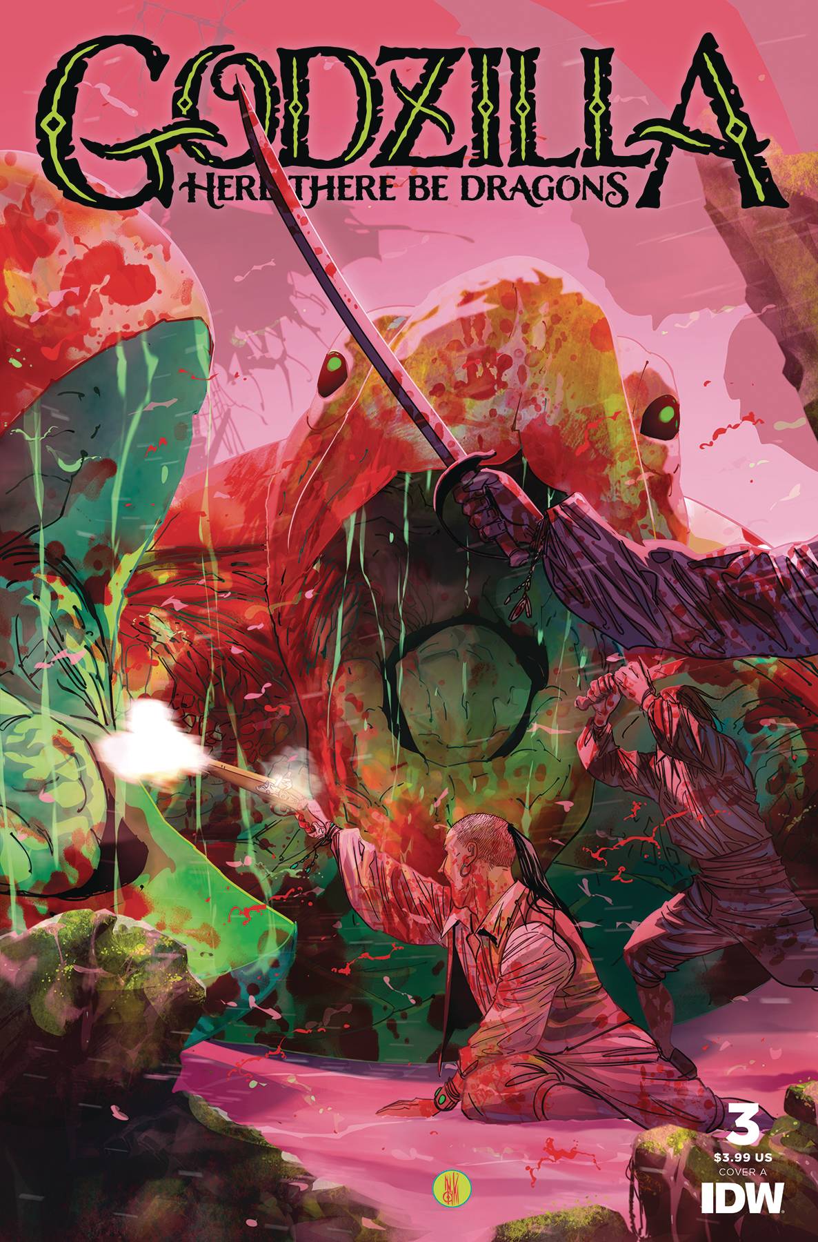 Godzilla: Here There Be Dragons #3 (2023)