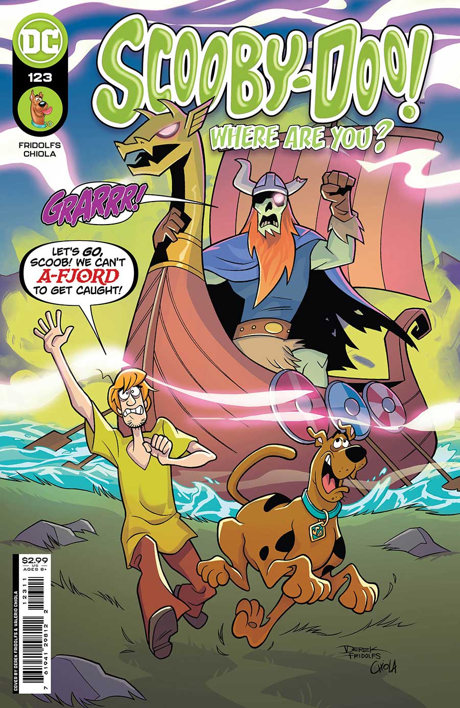 Scooby-Doo, Where Are You? #123 - Derek Fridolfs - Regular - CovrPrice