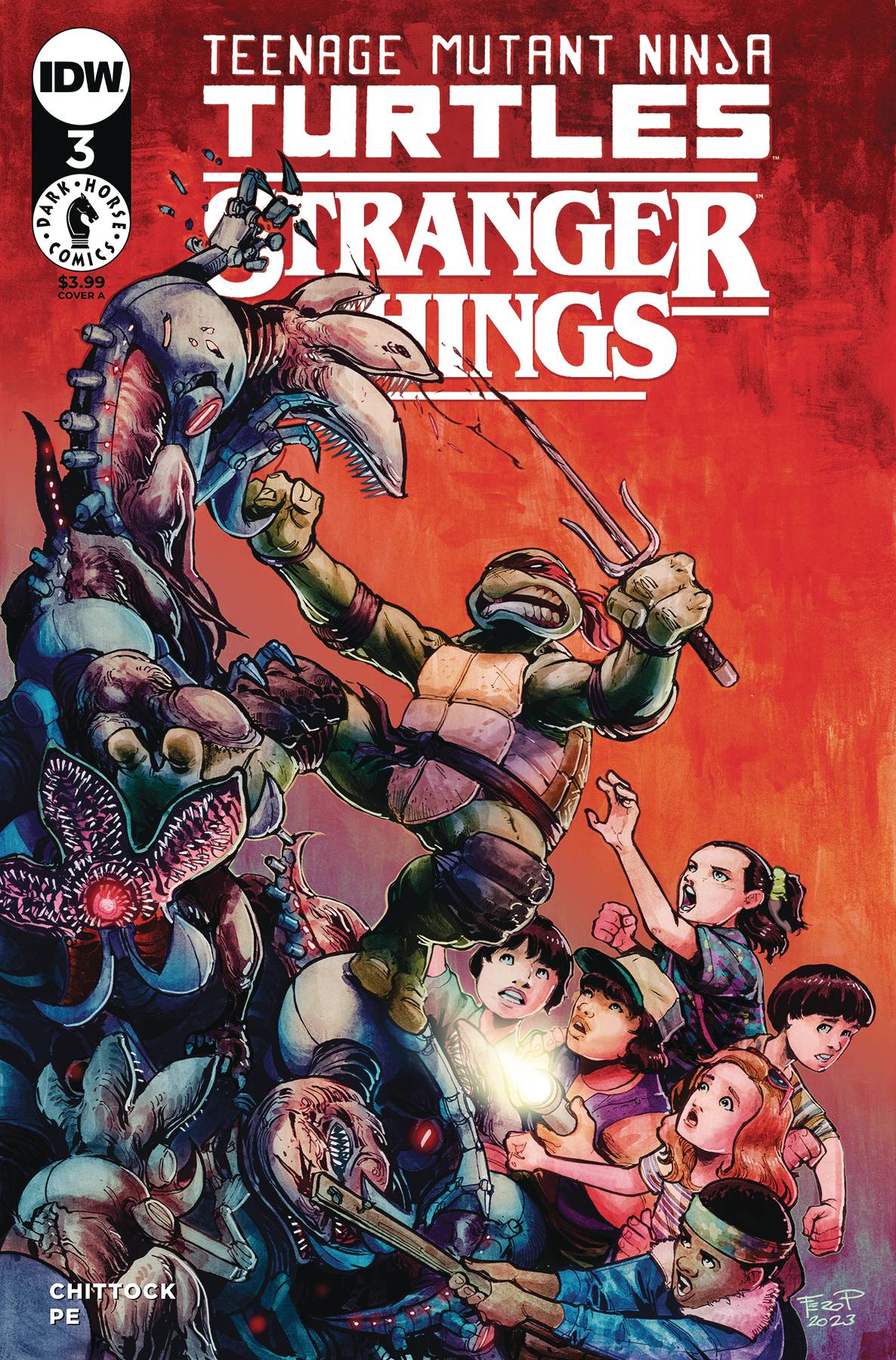 Teenage Mutant Ninja Turtles x Stranger Things #3 (2023)