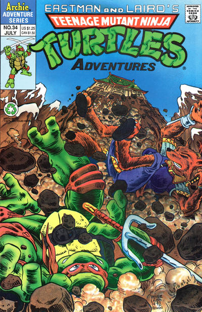Teenage Mutant Ninja Turtles Adventures #34 (1992)
