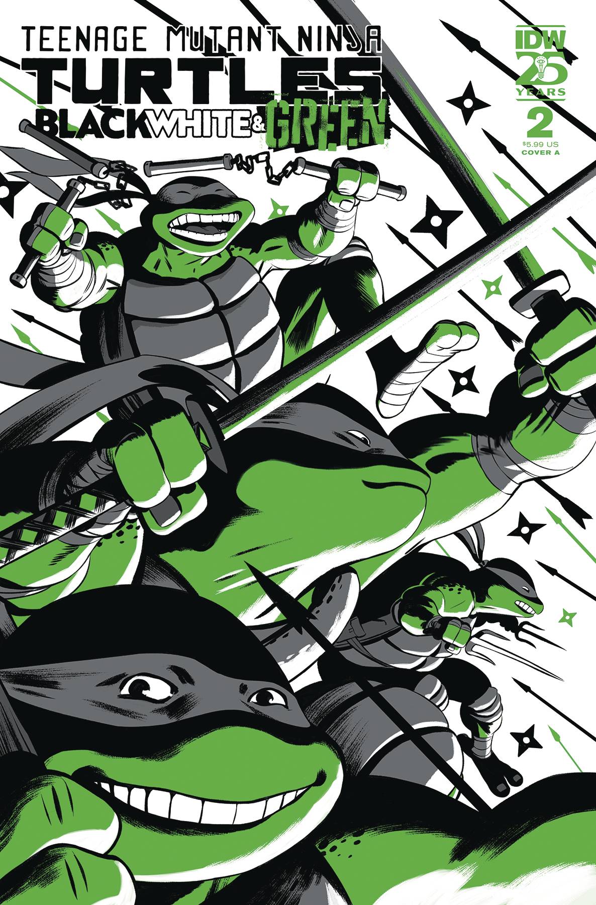 Teenage Mutant Ninja Turtles: Black White & Green #2 (2024)