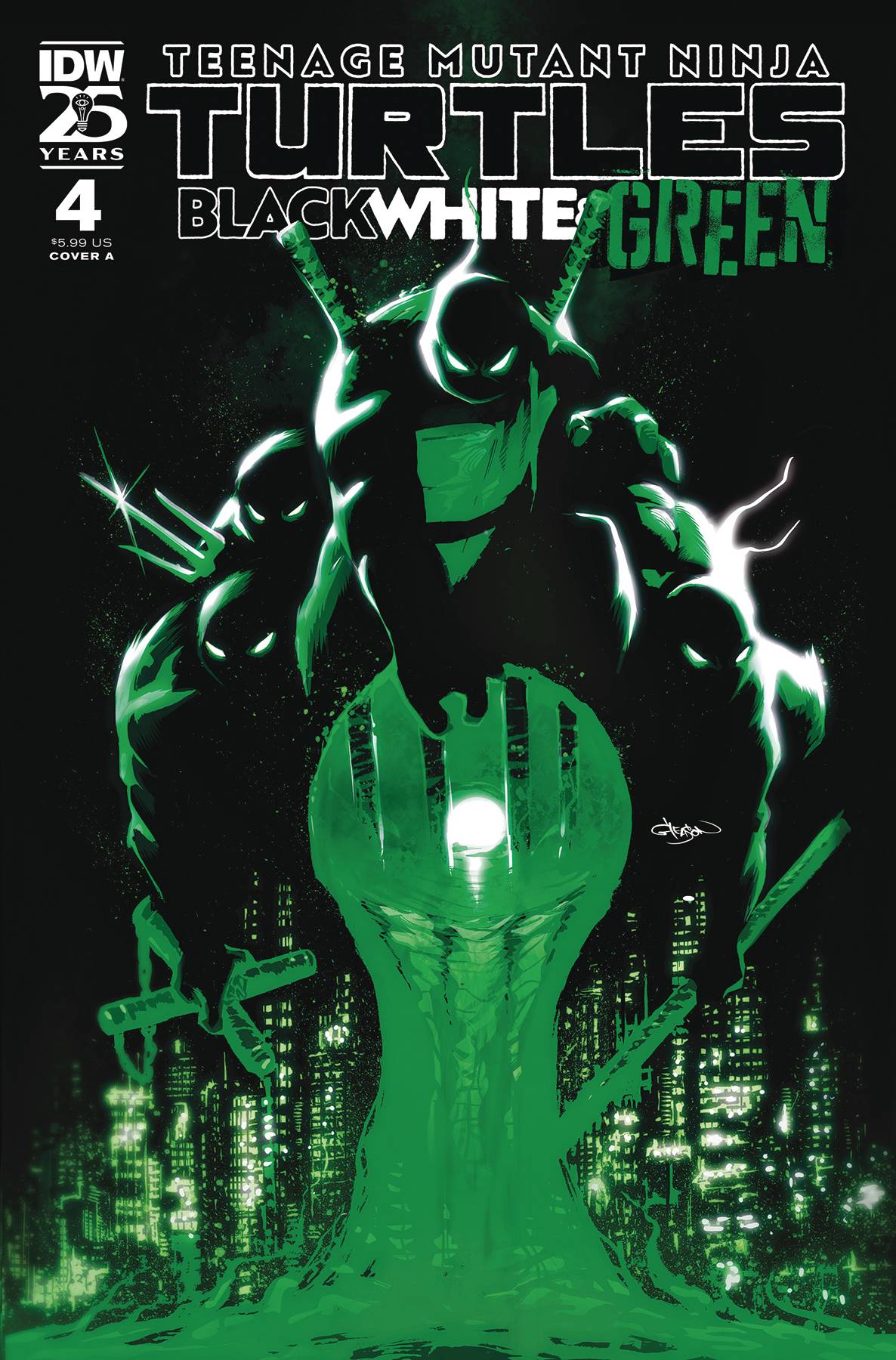 Teenage Mutant Ninja Turtles: Black White & Green #4 (2024)