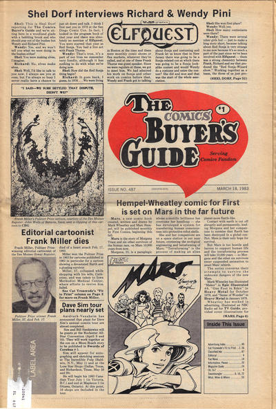 Comics Buyer's Guide #487 (1983)
