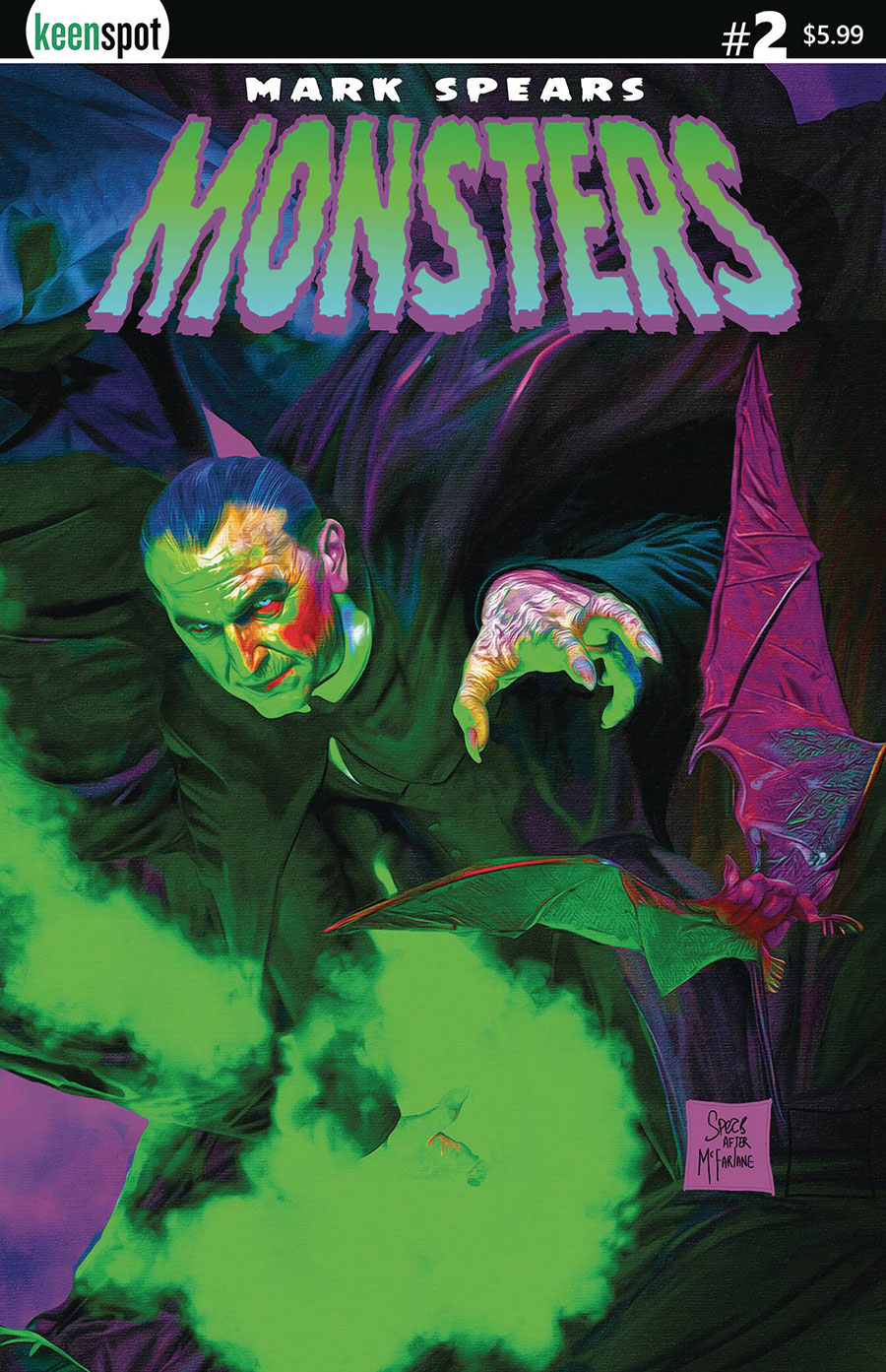 Mark Spears Monsters 2 Mark Spears Cover B Spawn 1 Homage