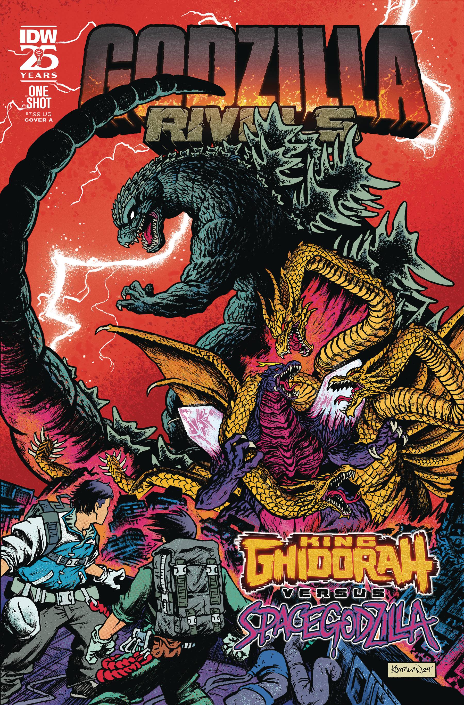 Godzilla Rivals: King Ghidorah vs Spacegodzilla #1 Cover B