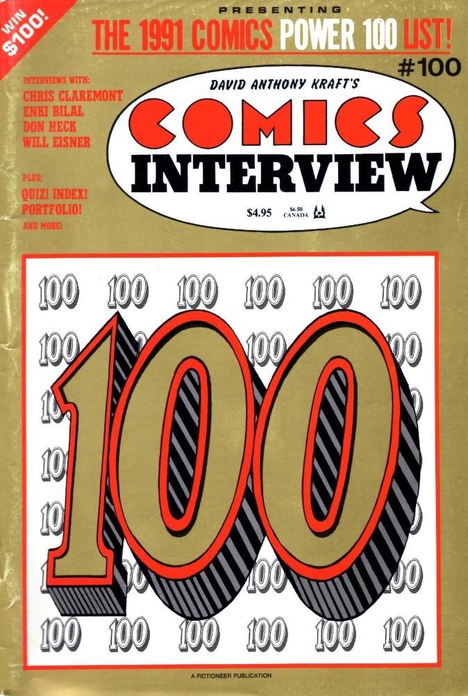 David Anthony Kraft's Comics Interview #100 (1991)
