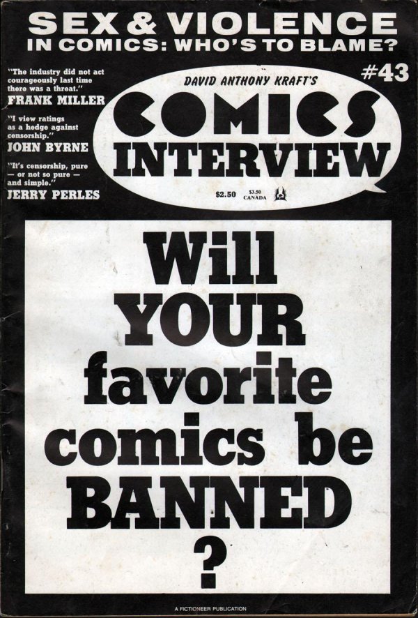 David Anthony Kraft's Comics Interview #43 (1987)