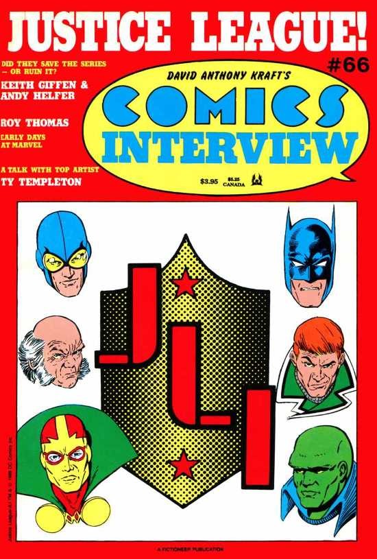 David Anthony Kraft's Comics Interview #66 (1989)