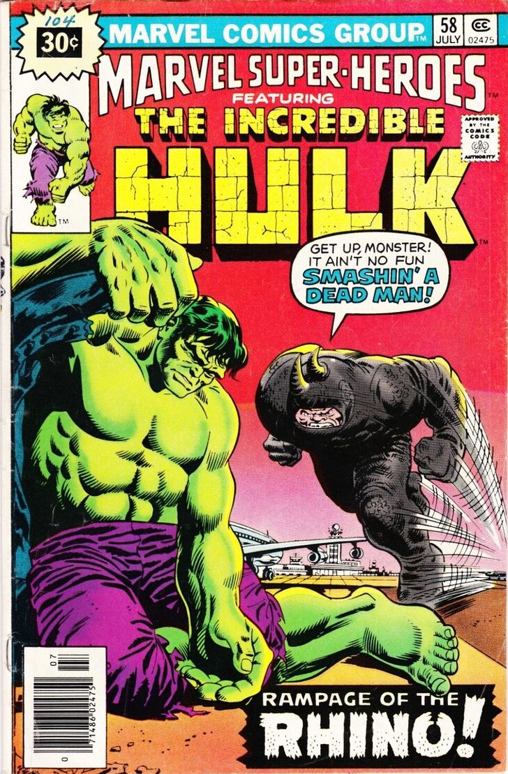 Marvel Super-Heroes #58 (1976)