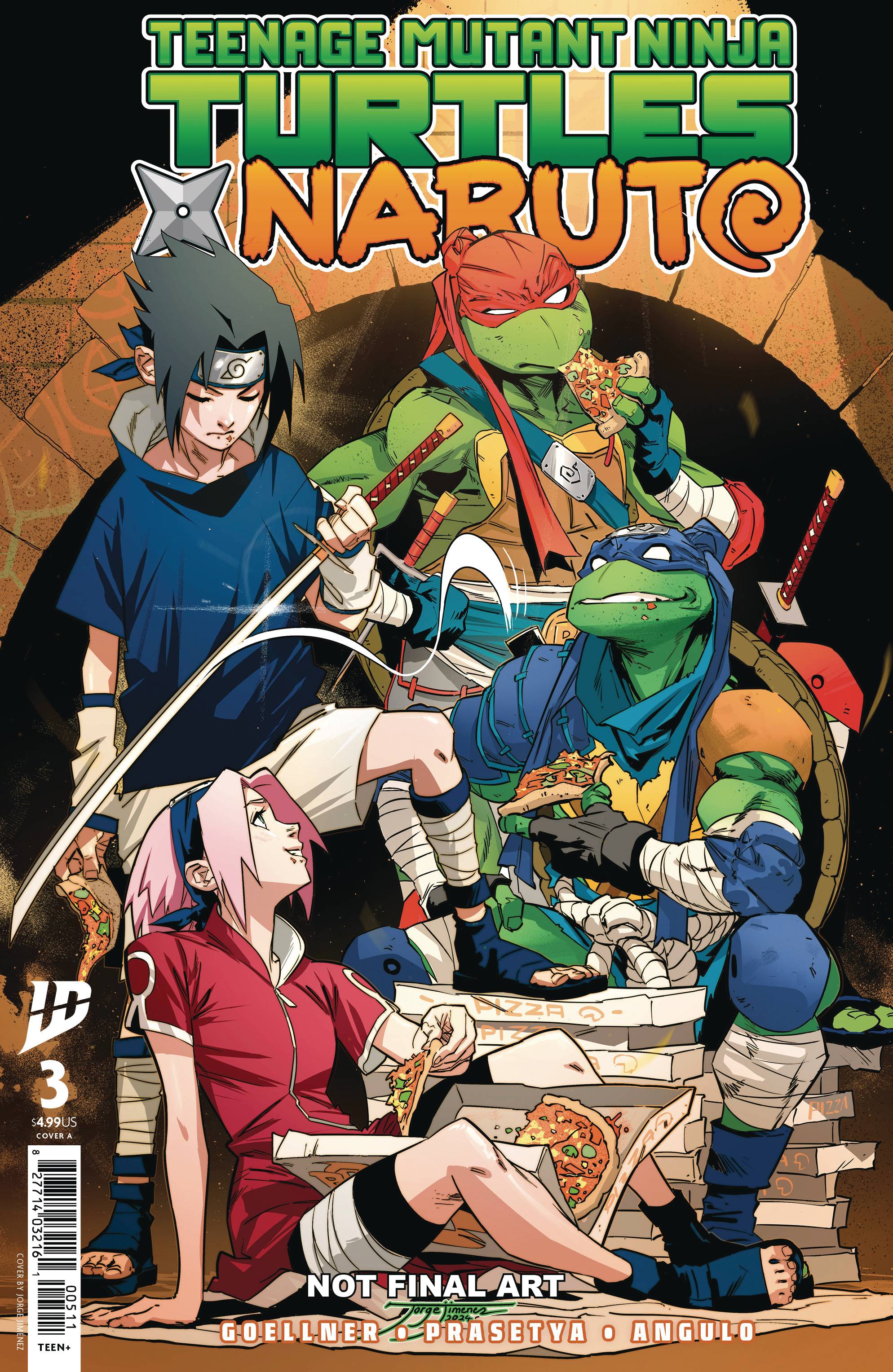 Teenage Mutant Ninja Turtles x Naruto #3 (2025)