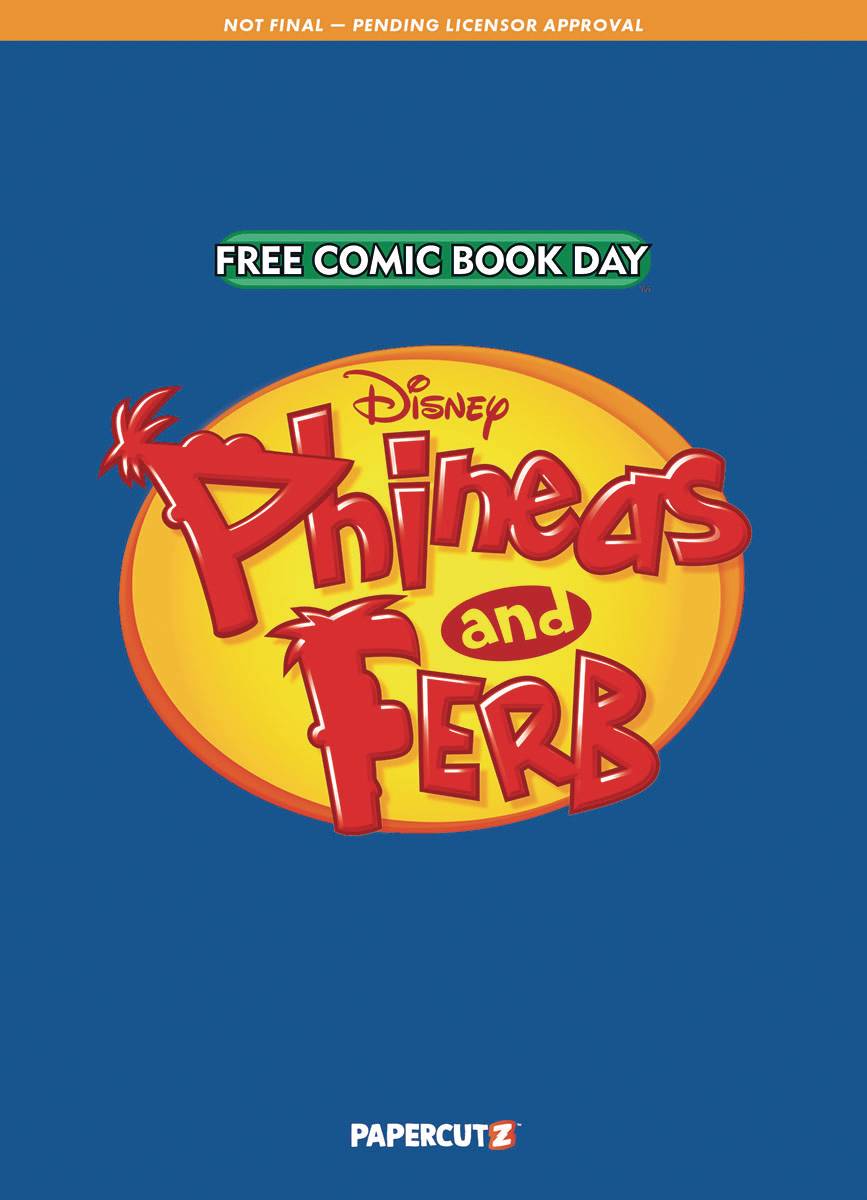 Free Comic Book Day 2025 Phineas and Ferb 1 Regular CovrPrice