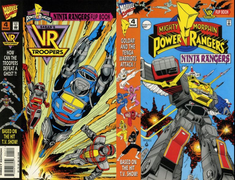 Saban's Mighty Morphin Power Rangers: Ninja Rangers/VR Troopers #4 (1996)