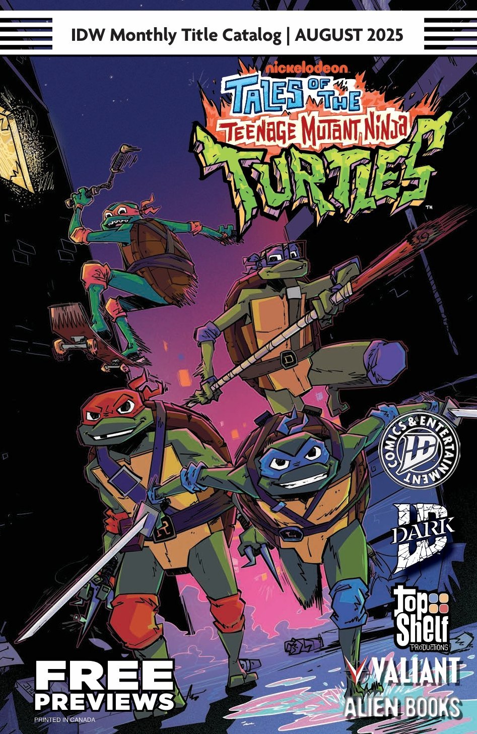 IDW Monthly Title Catalog #2025/08 (2025)