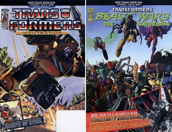 Free Comic Book Day 2006: Transformers Infiltration / Beast Wars The Gathering Flip Book #[nn] (2006)