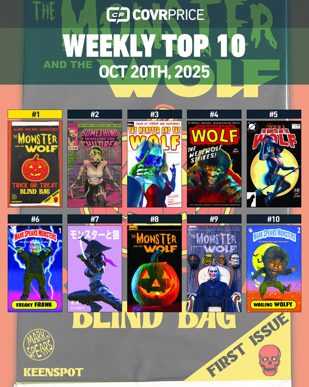 Top 10 Comics & Runner Ups: 10.20.25 - CovrPrice
