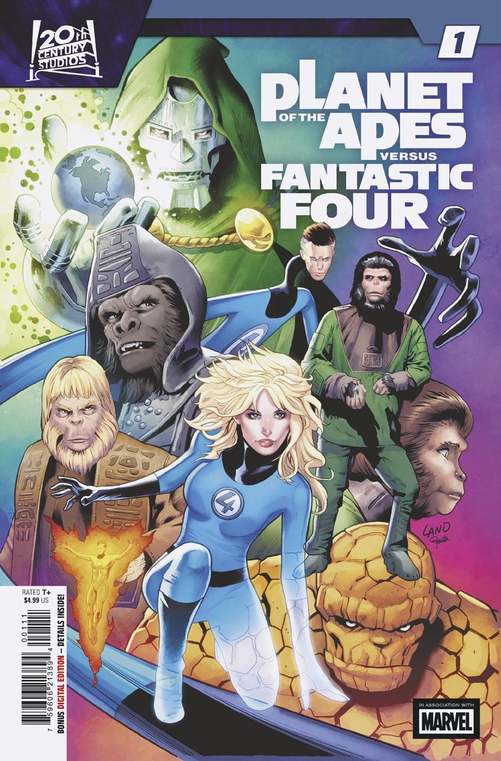 Planet of the Apes Vs. Fantastic Four #1 (2026)