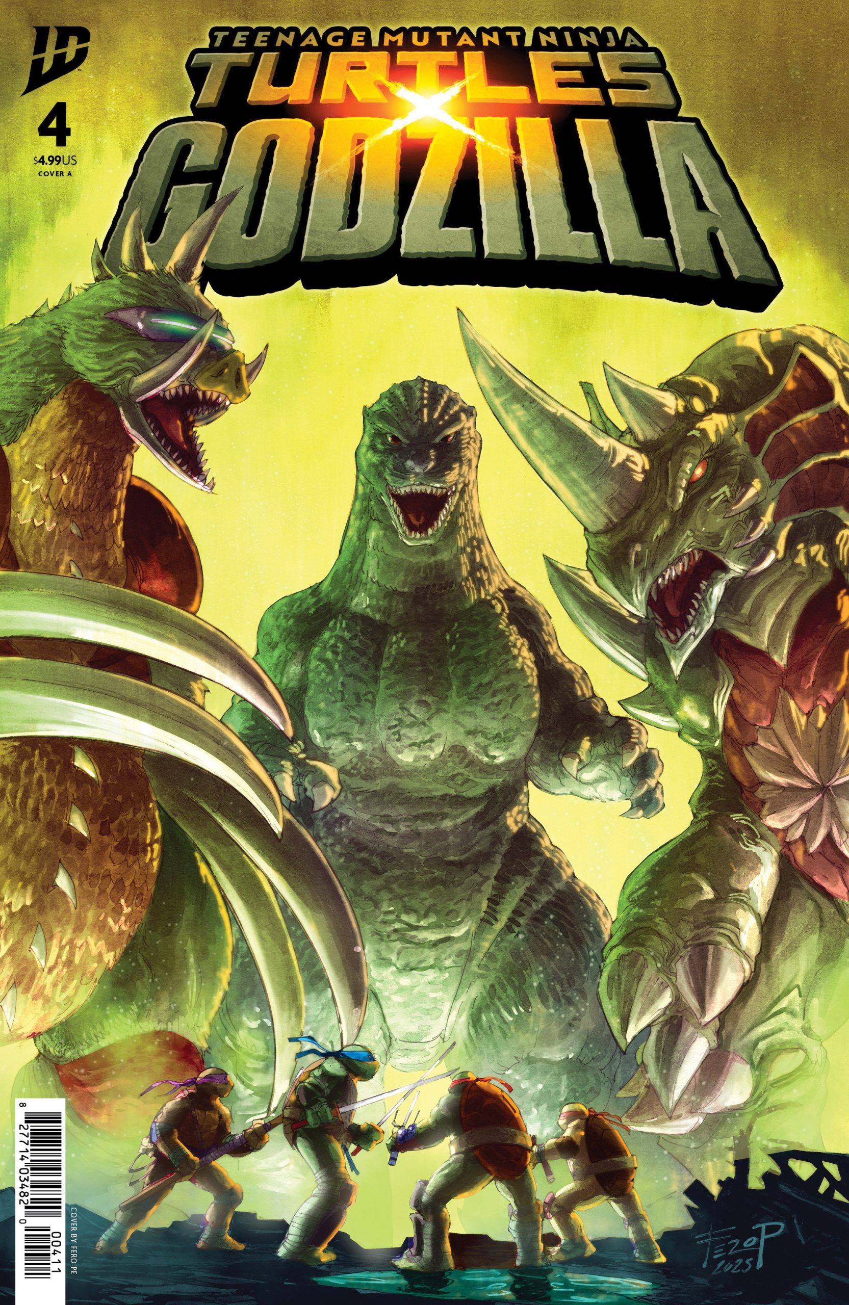 Teenage Mutant Ninja Turtles x Godzilla #4 (2026)